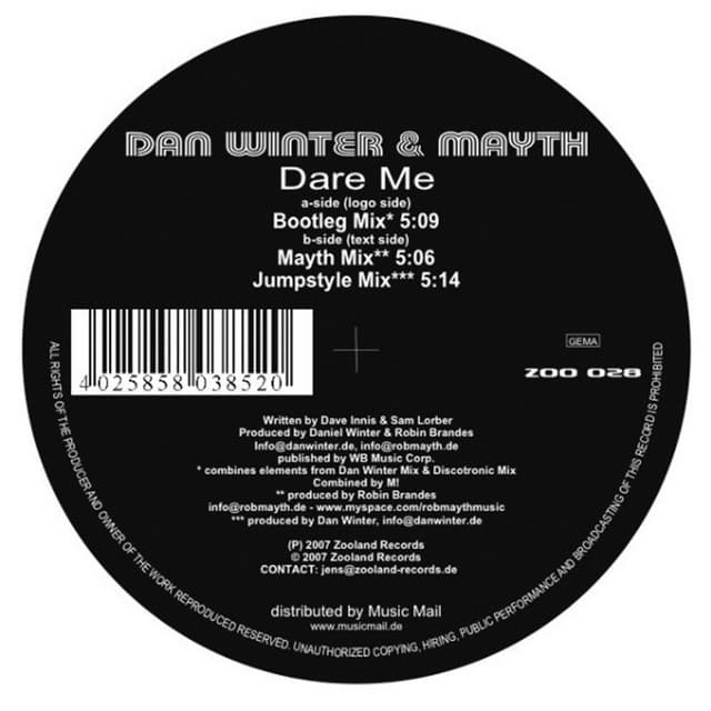 Dare Me - Dan Winter Radio Edit cover art