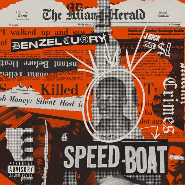 SPEEDBOAT - J Rick Remix Feat. SL cover art