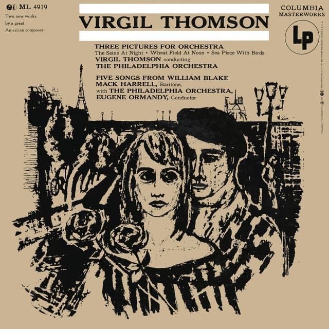 Thomson: 3 Pictures for Orchestra & 5 Songs from William Blake (Remastered) cover art