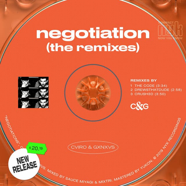 Negotiation (The Remixes) cover art