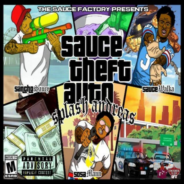 Sauce Theft Auto: Splash Andreas cover art