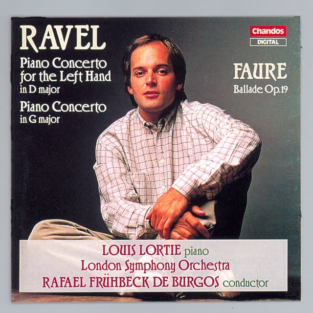 Ravel: Piano Concerto in G Major, Piano Concerto for the Left Hand - Faure: Ballade cover art