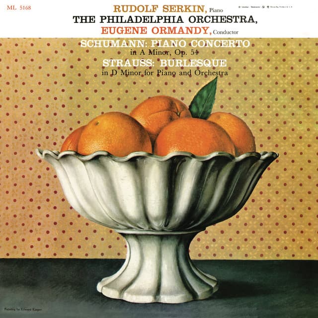 Schumann: Piano Concerto, Op. 54 - Strauss: Burleske in D Minor cover art