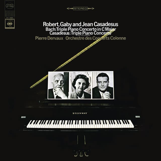 Bach & Casadesus: Concertos for 3 Pianos cover art