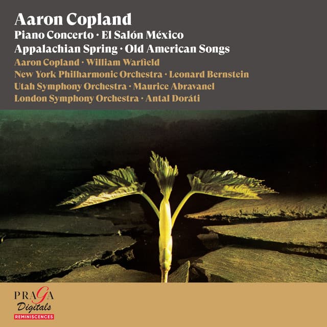 Aaron Copland: Piano Concerto, El Salón México, Appalachian Spring, Old American Songs cover art