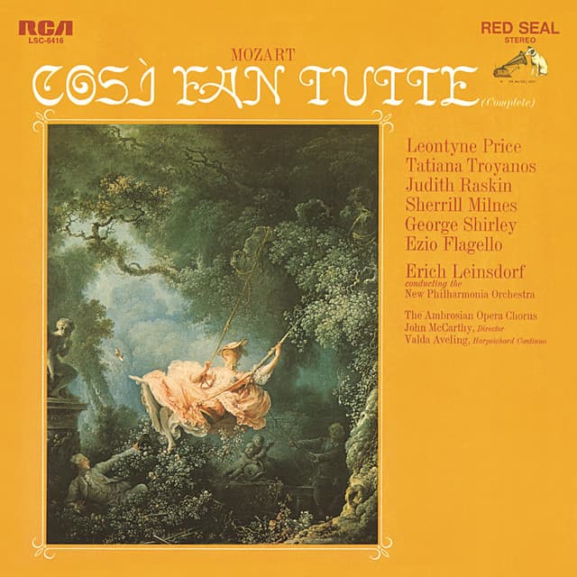 Così fan tutte, K. 588 (Remastered): Act I: Scene 4: Sento, oddio, che questo piede è restio cover art