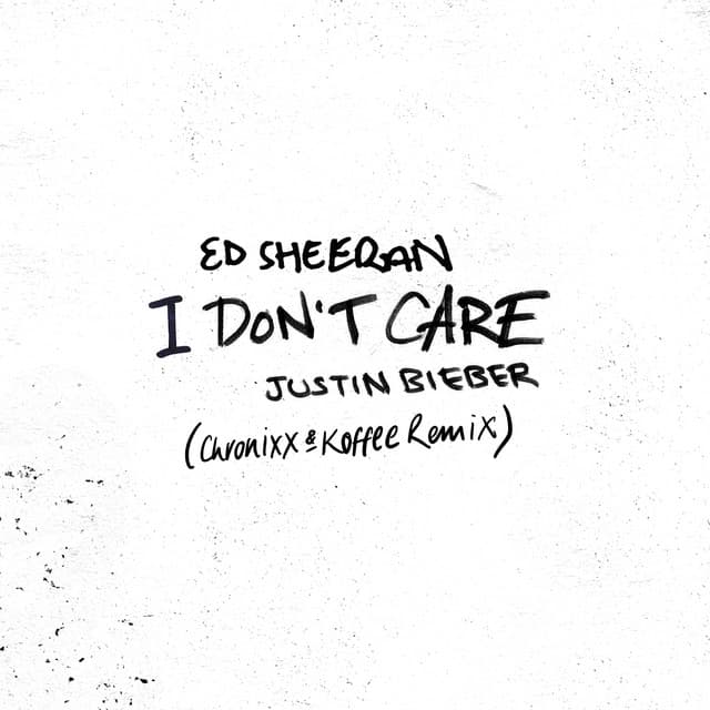 I Don't Care (with Justin Bieber) - Chronixx & Koffee Remix cover art