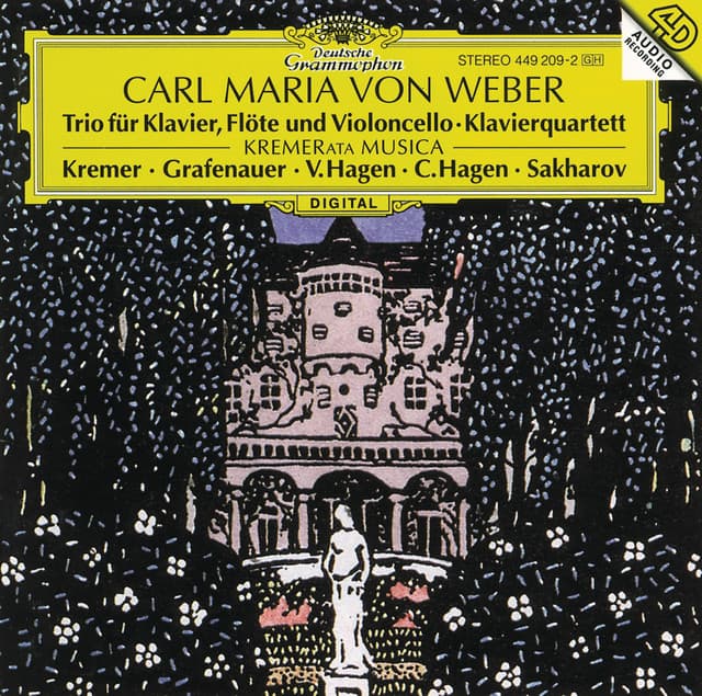 Quartet for Piano, Violin, Viola and Violoncello in B flat major, op.8 (J76): 1. Allegro cover art