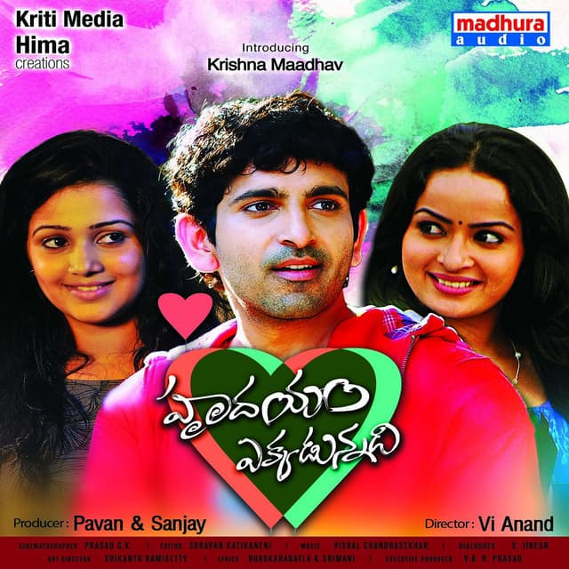 Hrudhayam Ekkadunnadi (Original Motion Picture Soundtrack) cover art
