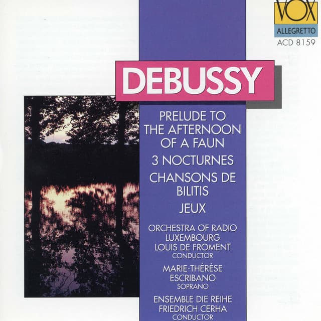 Music for Chansons de Bilitis, L. 96: No. 2, Les comparaisons cover art