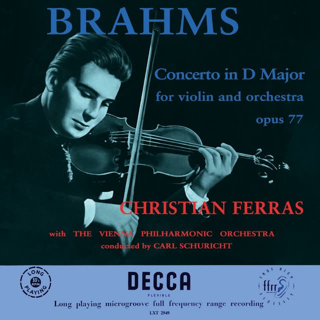 Violin Concerto in D Major, Op. 77 (Christian Ferras Edition, Vol. 7) cover art