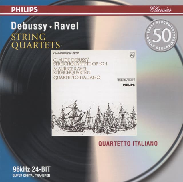 String Quartet, M. 35: IV. Vif et agité cover art