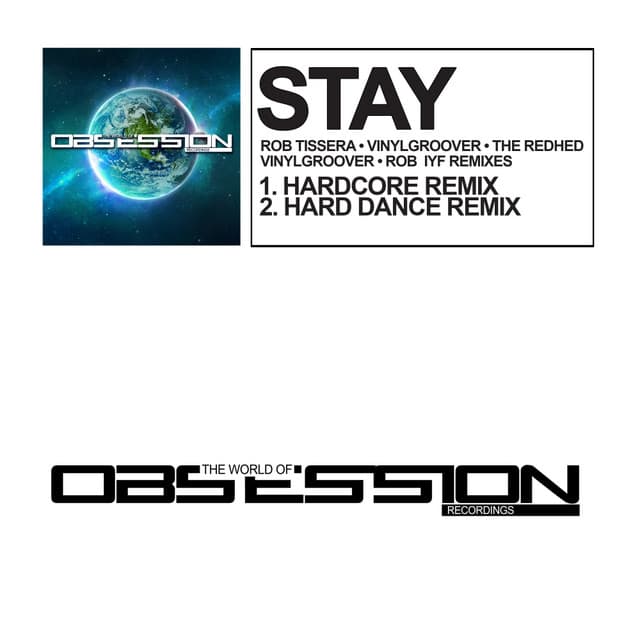 Stay - Vinylgroover & Rob IYF Hardcore Extended Remix cover art