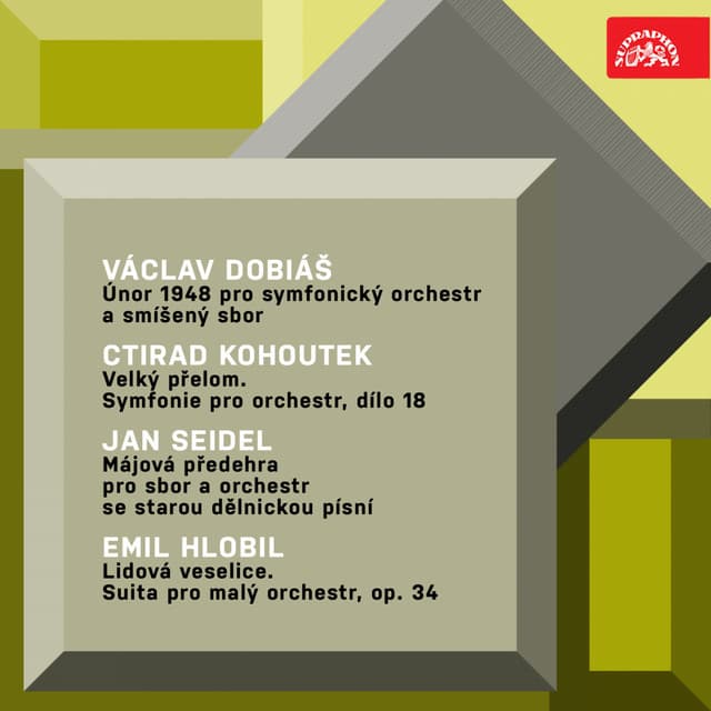 Dobiáš: Únor 1948 - Kohoutek: Velký přelom.Symfonie - Seidel: Májová předehra - Hlobil: Lidová veselice. Suita cover art