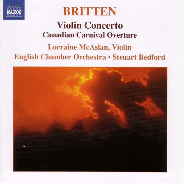 Britten: Violin Concerto / Canadian Carnival / Mont Juic cover art