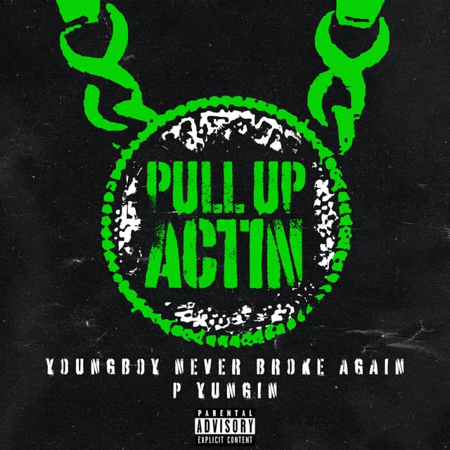 Pull Up Actin (Never Broke Again featuring YoungBoy Never Broke Again and P Yungin) cover art