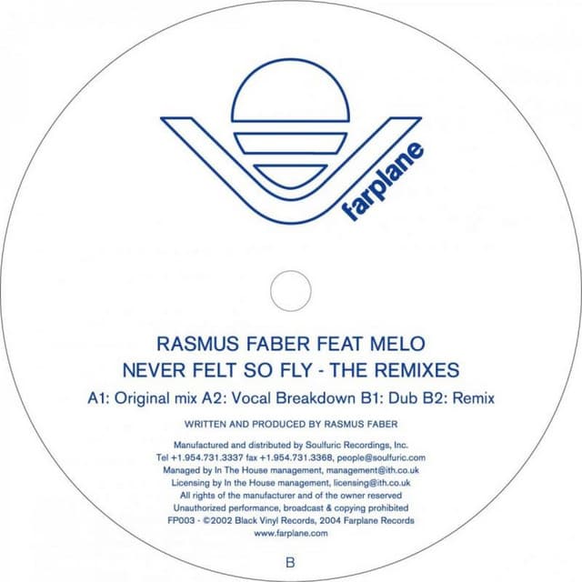 Never Felt So Fly - Original Mix cover art