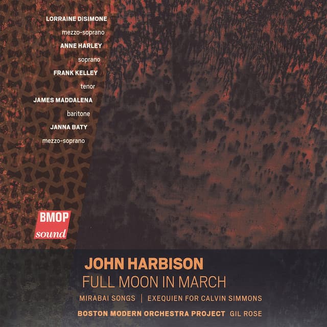 John Harbison: Full Moon in March cover art