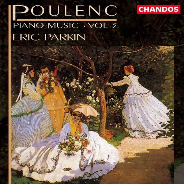 Eric Parkin plays Poulenc Piano Music, Vol. 3 cover art