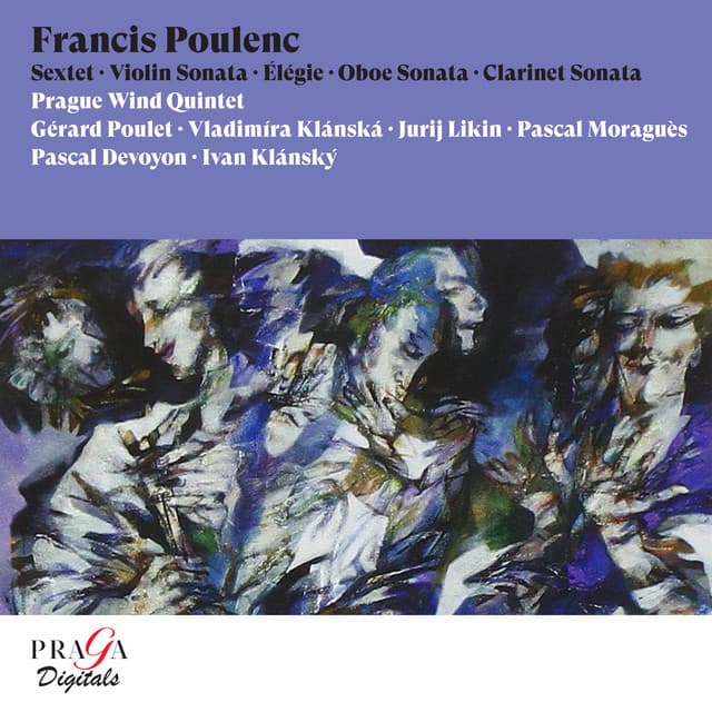 Sextet for Piano, Flute, Oboe, Clarinet Bassoon and Horn, FP 100: I. Allegro vivace cover art