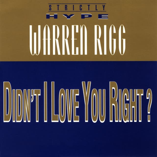 Didn't I Love You Right? - G.P.'s Love U Right Dub cover art