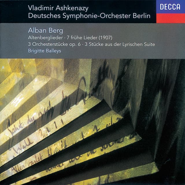 5 Orchesterlieder nach Ansichtskartentexten von Peter Altenberg: 5. Hier ist Friede cover art
