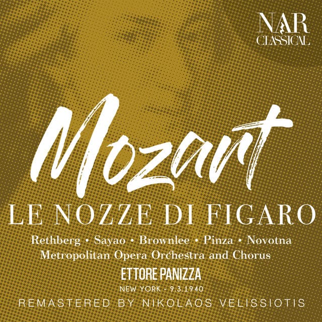 Le nozze di Figaro, K.492, IWM 348, Act I: "Cosa sento! Tosto andate" (Conte, Basilio, Susanna) cover art