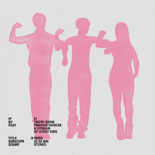 Rush (feat. PinkPantheress & Hyunjin of Stray Kids) cover art