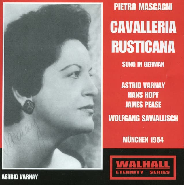 Mascagni: Cavalleria rusticana (Sung in German) [Recorded 1954] cover art