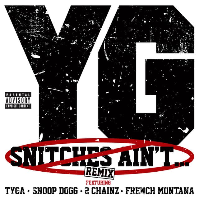 Snitches Ain't (Remix) cover art