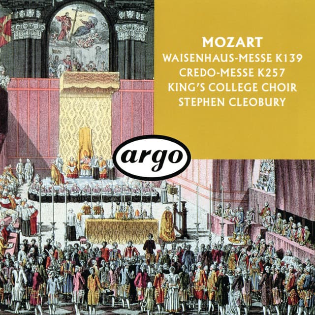 Missa (solemnis) in C minor, K.139 "Waisenhausmesse": 3. Credo cover art