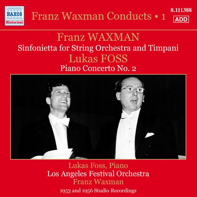Franz Waxman Conducts, Vol. 1 cover art
