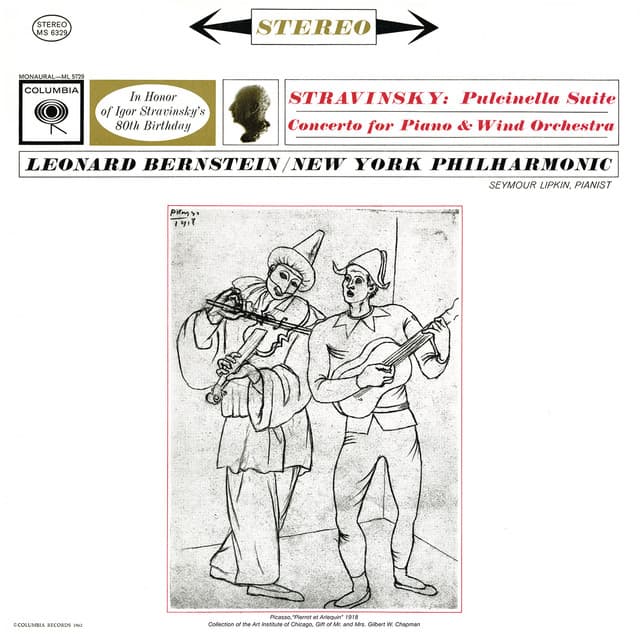 Stravinsky: Concerto for Piano and Wind Instruments & Pulcinella Suite (Remastered) cover art