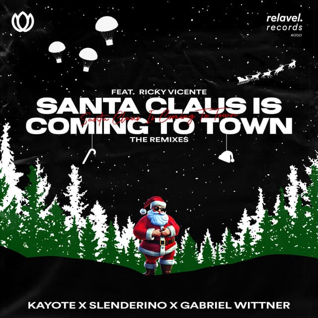 Santa Claus Is Coming To Town (feat. Ricky Vicente) - Techno Remix cover art