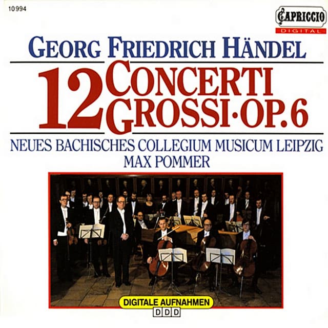 Concerto Grosso in A Minor, Op. 6, No. 4, HWV 322 cover art