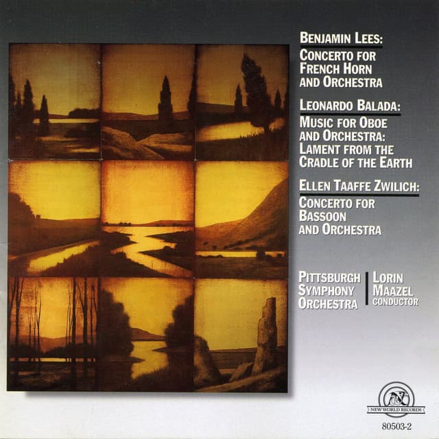 Concerto for Bassoon and Orchestra: II. cover art