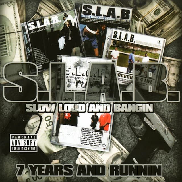 Pimpin' (feat. Yung Redd, Lil B The Grinda & Jay'ton) - S.L.A.B.ed cover art
