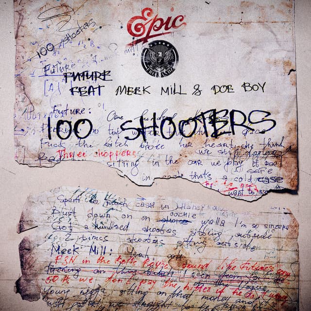 100 Shooters (feat. Meek Mill) cover art