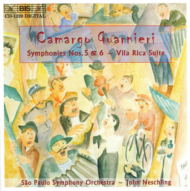 Guarnieri: Symphony No. 5 / Suite Vila Rica / Symphony No. 6 cover art
