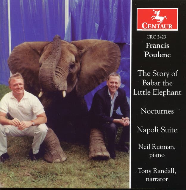 Histoire de Babar, le petit éléphant, FP 129 (Englische Fassung): The wedding of Babar cover art