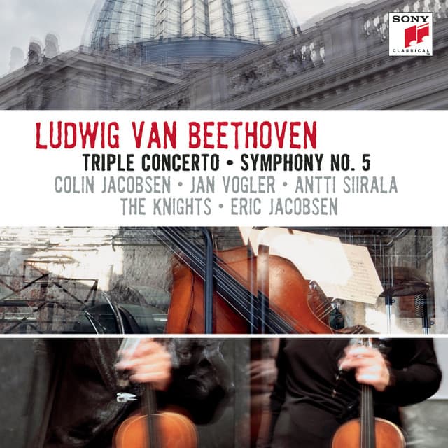 Beethoven: Sinfonie Nr. 5/Tripelkonzert cover art
