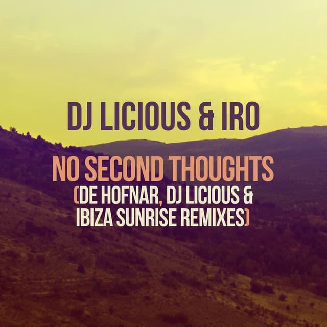 No Second Thoughts (Remixes) cover art