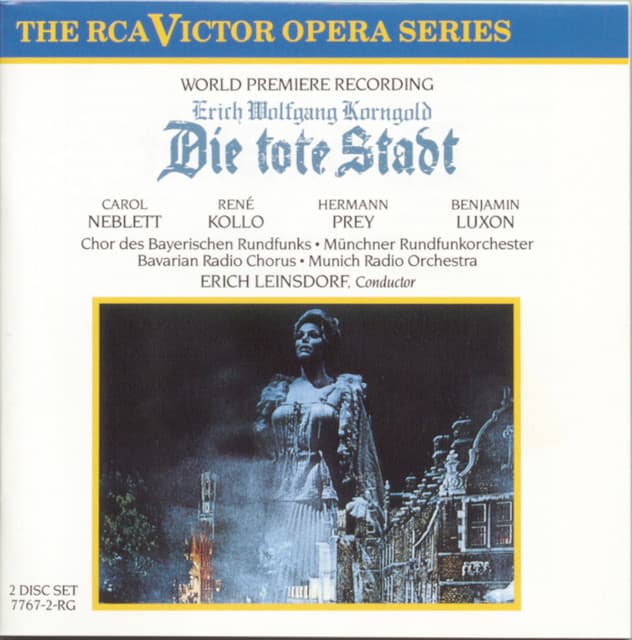 Die tote Stadt: Act I: Glück, das mir verblieb (Marietta's Lied) cover art