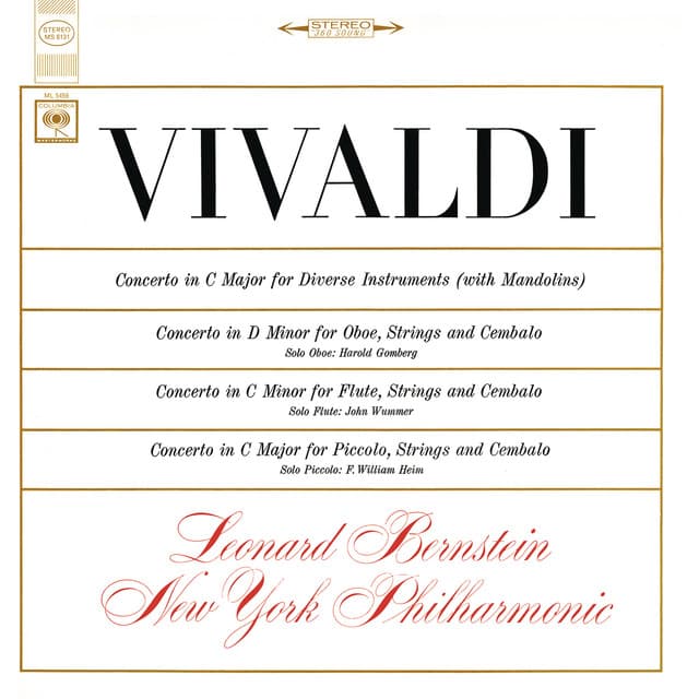 Concerto for Diverse Instruments in C Major, RV 558: II. Andante molto - 2017 Remastered Version cover art