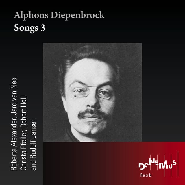 Alphons Diepenbrock: Songs 3 cover art