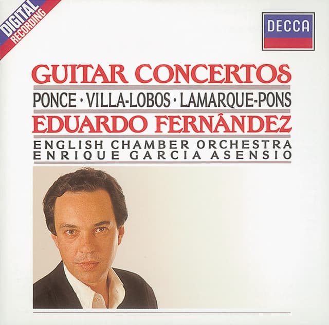 Ponce/Villa-Lobos/Lamarque-Pons: Guitar Concertos cover art