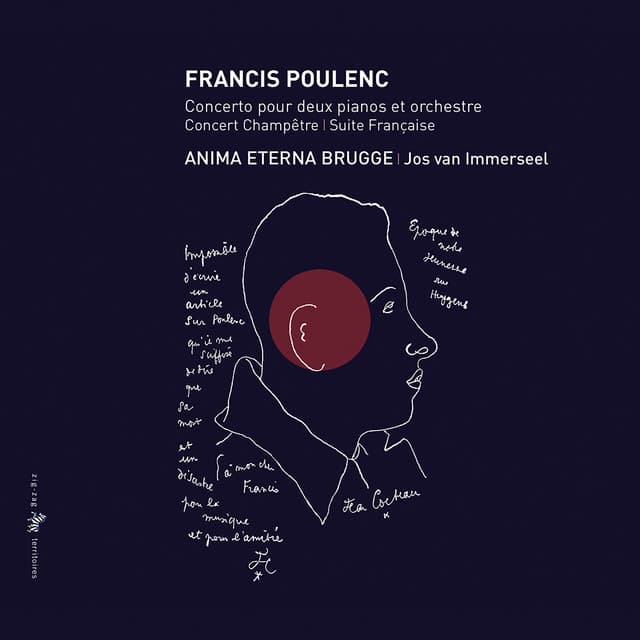 Concerto pour 2 pianos et orchestre en Ré Mineur, FP 61: II. Larghetto cover art