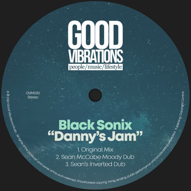 Danny's Jam - Sean McCabe Moody Dub cover art