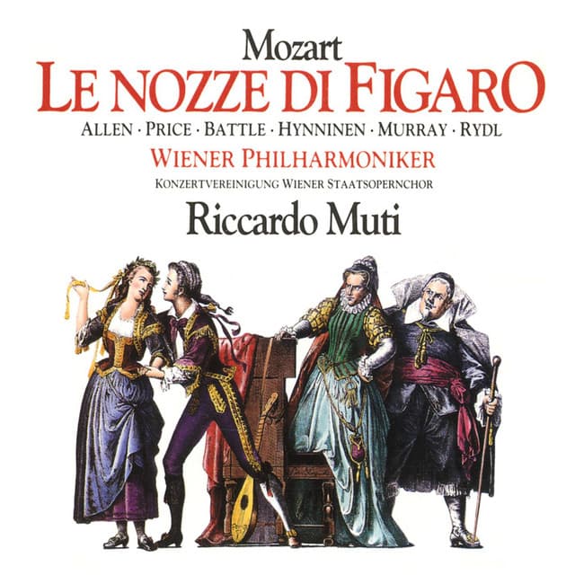 Mozart: Le nozze di Figaro, K. 492, Act 2: Finale. "Signori, di fuori son già i suonatori" (Figaro, Il Conte, Susanna, La Contessa) cover art